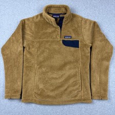 Patagonia Women's Re-Tool Snap-T Fleece Pullover Small Brown Tan FA18 25443
