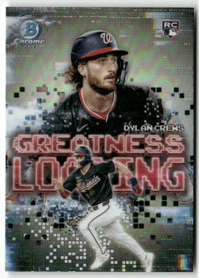 Topps MLB 2024 Bowman Chrome No. GL-18 Dylan Crews Rookie Greatness Loading