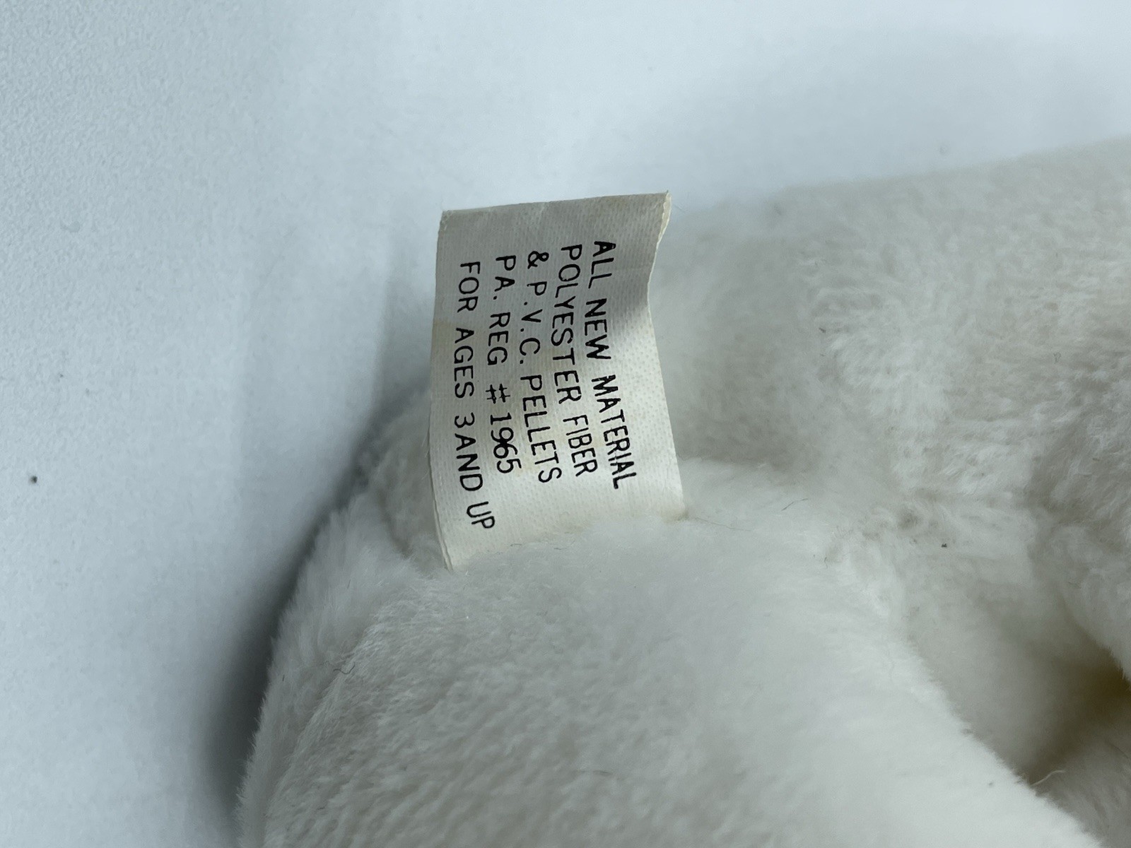 Vintage Ty 4058 Valentino Bear Beanie Baby 1993 With Tags thumbnail 8