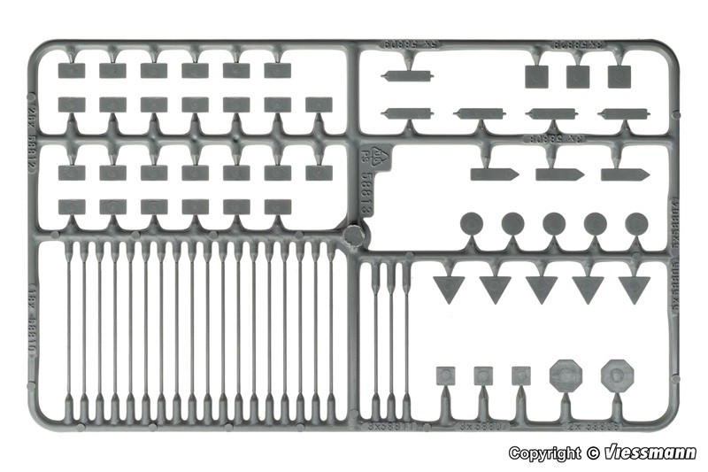 Vollmer 45160 - H0 Decoration Set Street Signs - New