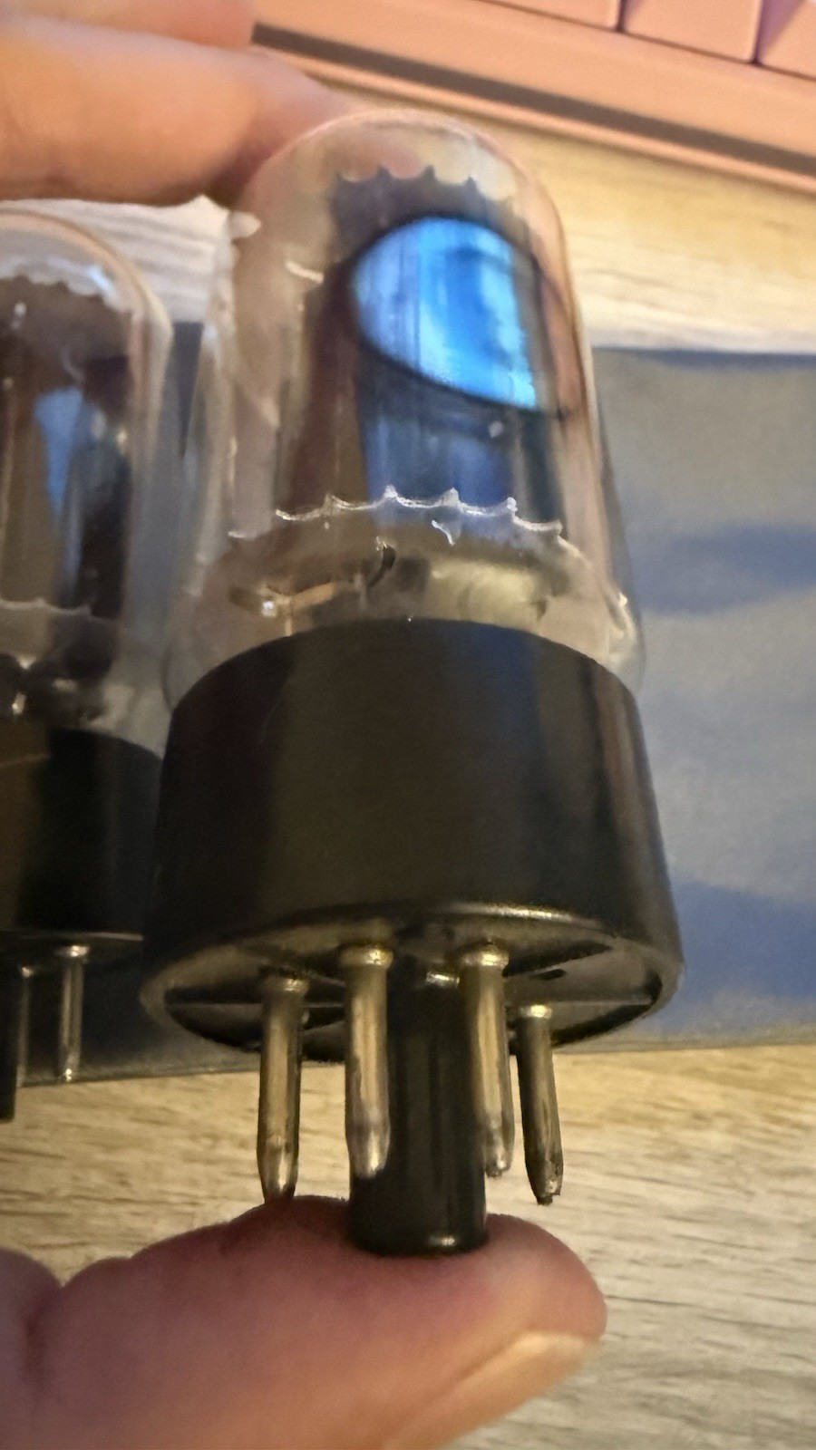 Premium Matched Pair Coveted Black Plates 6L6 GC STR Power Tubes Side D Getter