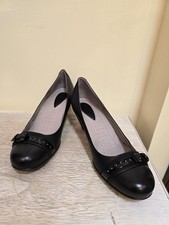 New Ecco Black Women's Heels with Studded Size 8.5