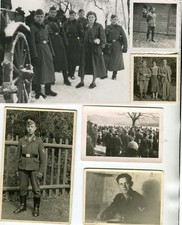 Military Photo German Army Some Officers lot of 6 photo ,ww2