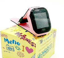 Kids Multi-Function Smart Watch, Location SOS GPS Tracker 1.44 inch PINK  Black