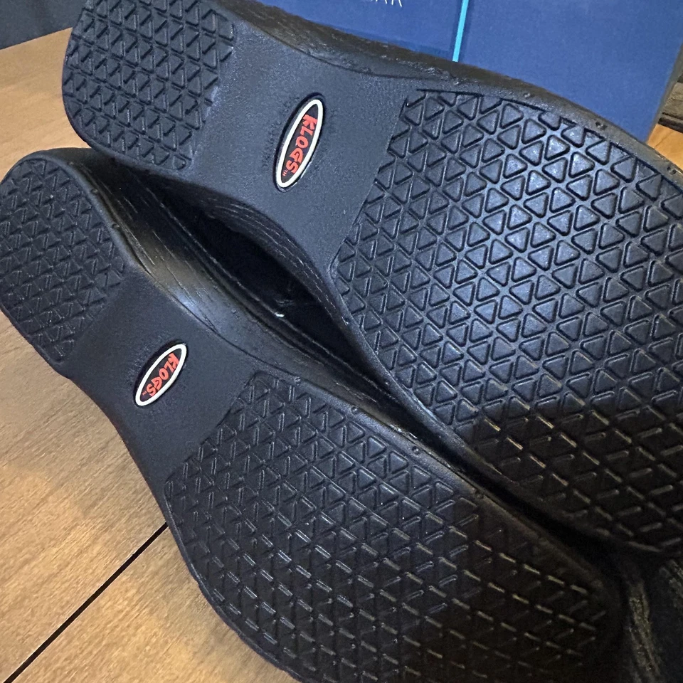 Klogs Mission Shoes Mens Size 14 Wide Black Slip Resistant Work Clogs Slip On - Image 3 of 4