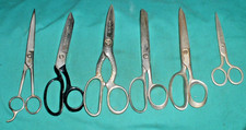 Lot of 6 Vintage Scissors KLEENCUT/WISS/WISS K.S./BOKER/UNKNOWN/SCHOOL TJ7231