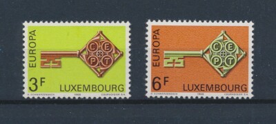 Luxembourg 466-7 MNH, Golden Key, 1968 | eBay