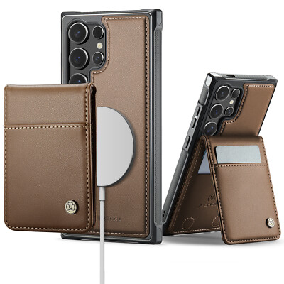Mag Safe Case For Samsung Galaxy S26 Ultra S25 FE w/Detachable Back Card Wallet