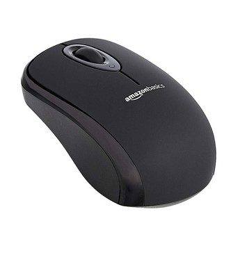 Amazon Basics Wireless Computer Mouse with USB Nano Receiver