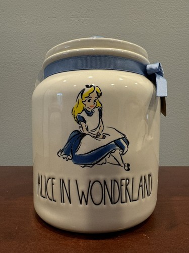 NEW  Rae Dunn Disney's ALICE IN WONDERLAND Set Of 3 Canisters Artisan Collection - Picture 5 of 14