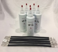  4 awg HD GOLF CART BATTERY CABLE  LIQUID Repair KIT- Club Car DS 36v Volt 81 