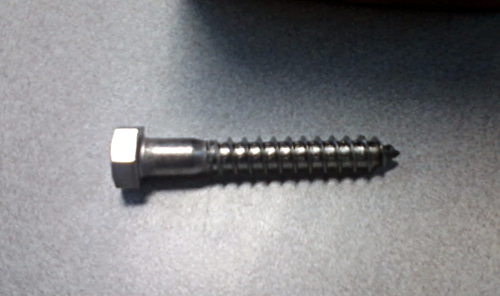 Crown Bolt Lag Screws 3/8"x2 1/2" Hex Head Stainless Steel 25pc - Picture 3 of 3