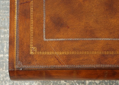 VINTAGE THEODORE ALEXANDER SCHOLARS STACK LIBRARY BOOKCASES COFFEE TABLE DRAWER - Picture 15 of 16