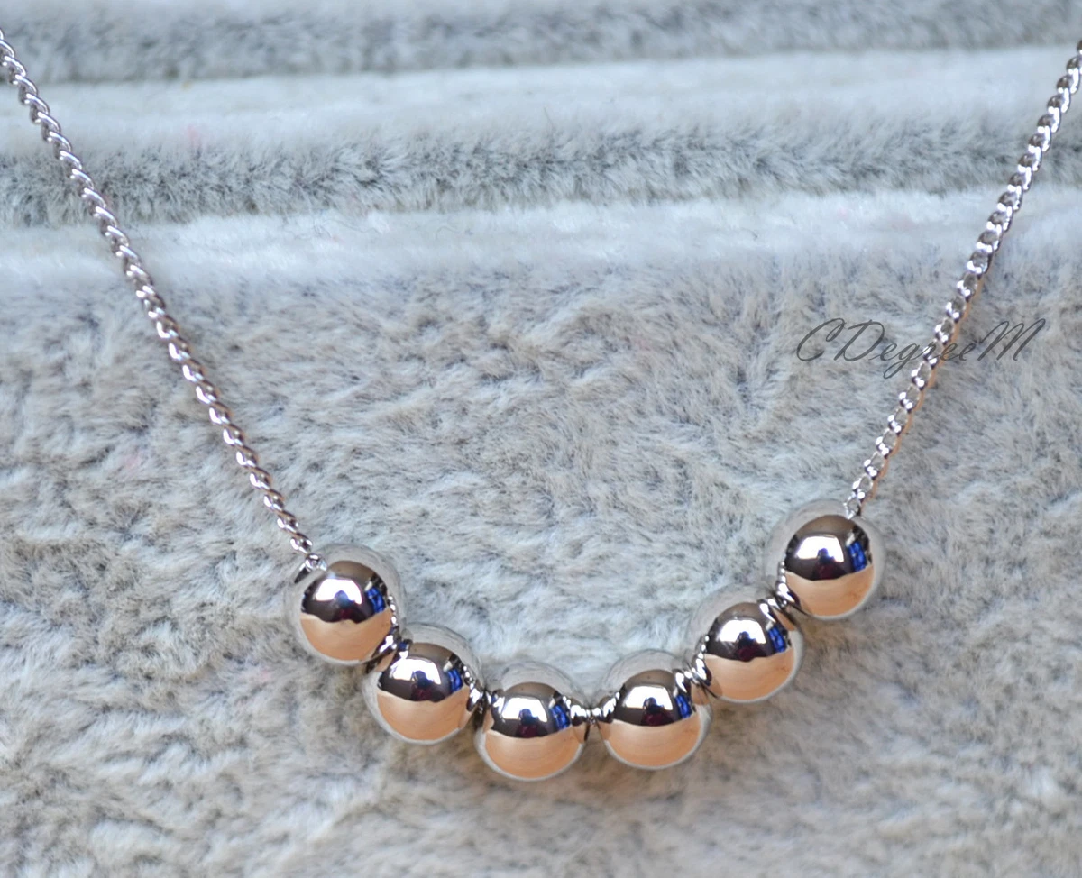 Short white gold chain online