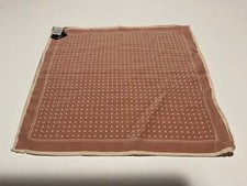 R P POCKET SQUARE / PURE SILK / NEW / HAND MADE IN ITALY