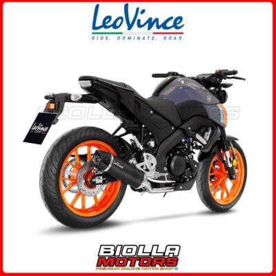 14366EK FULL EXHAUST LEOVINCE YAMAHA MT-125 2021 2023 LV ONE EVO