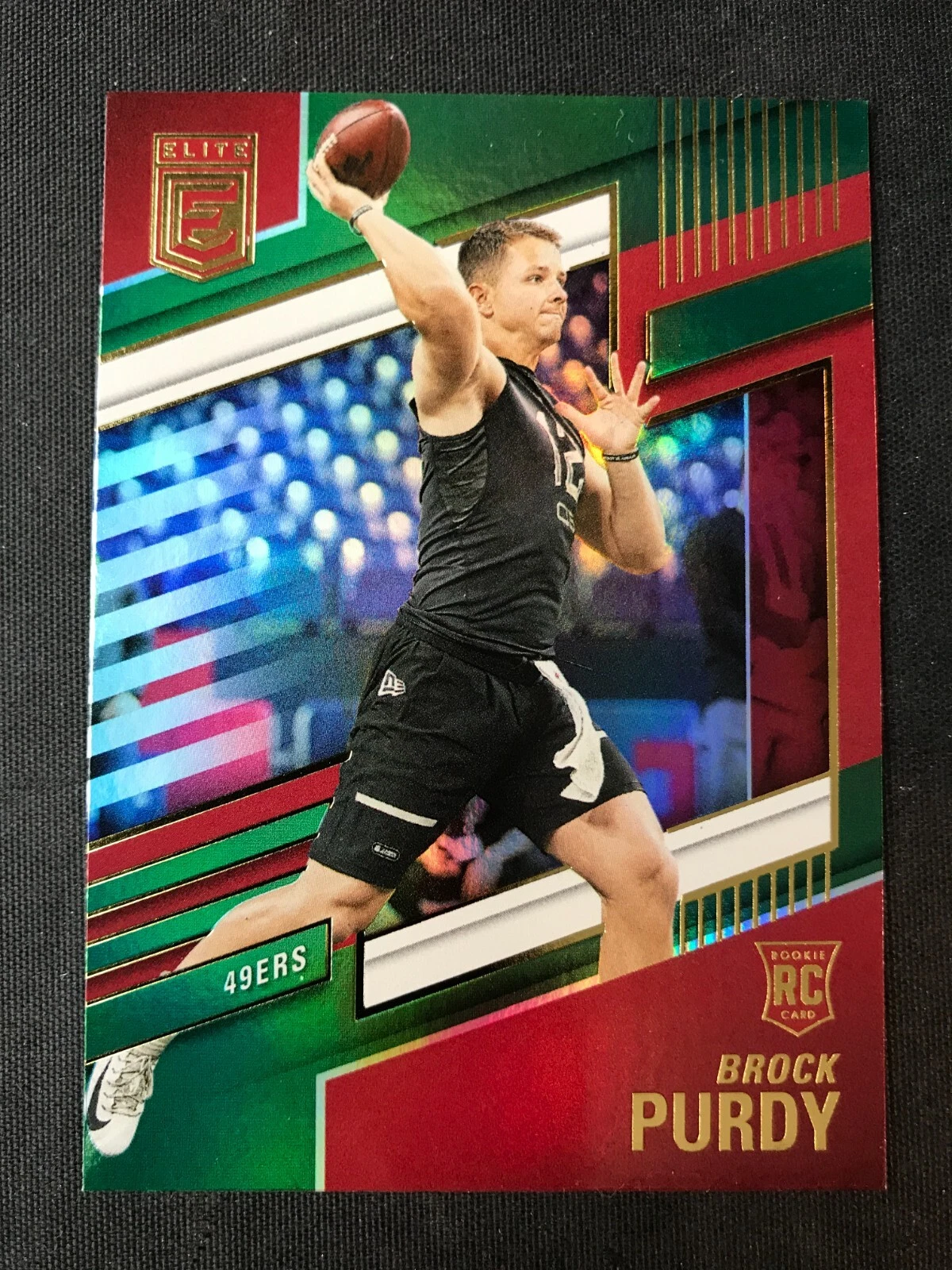 2022 Panini Donruss Elite #185 Brock Purdy Rookie Green San Francisco No Reserve