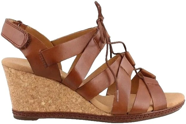 Clarks Cuña Sandalias De Gladiador para Mujer