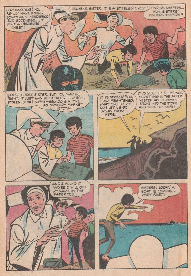 The Flying Nun #3 Dell 1968 "Classic TV Series Photo Cover" Foto 4 de 4