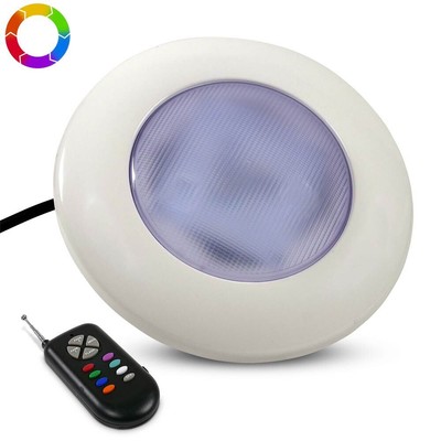 PAR56 Einbau LED Strahler mit Frontring RGB + Fernbedienung Umrüstsatz 300W 