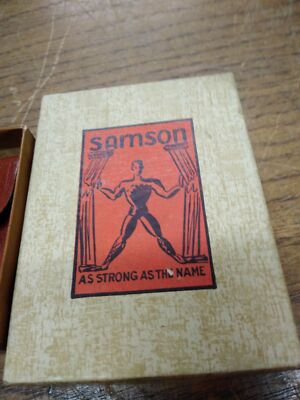VTG NOS Sampson Leather Key Caddy Holder Wallet Top Grain Cowhide