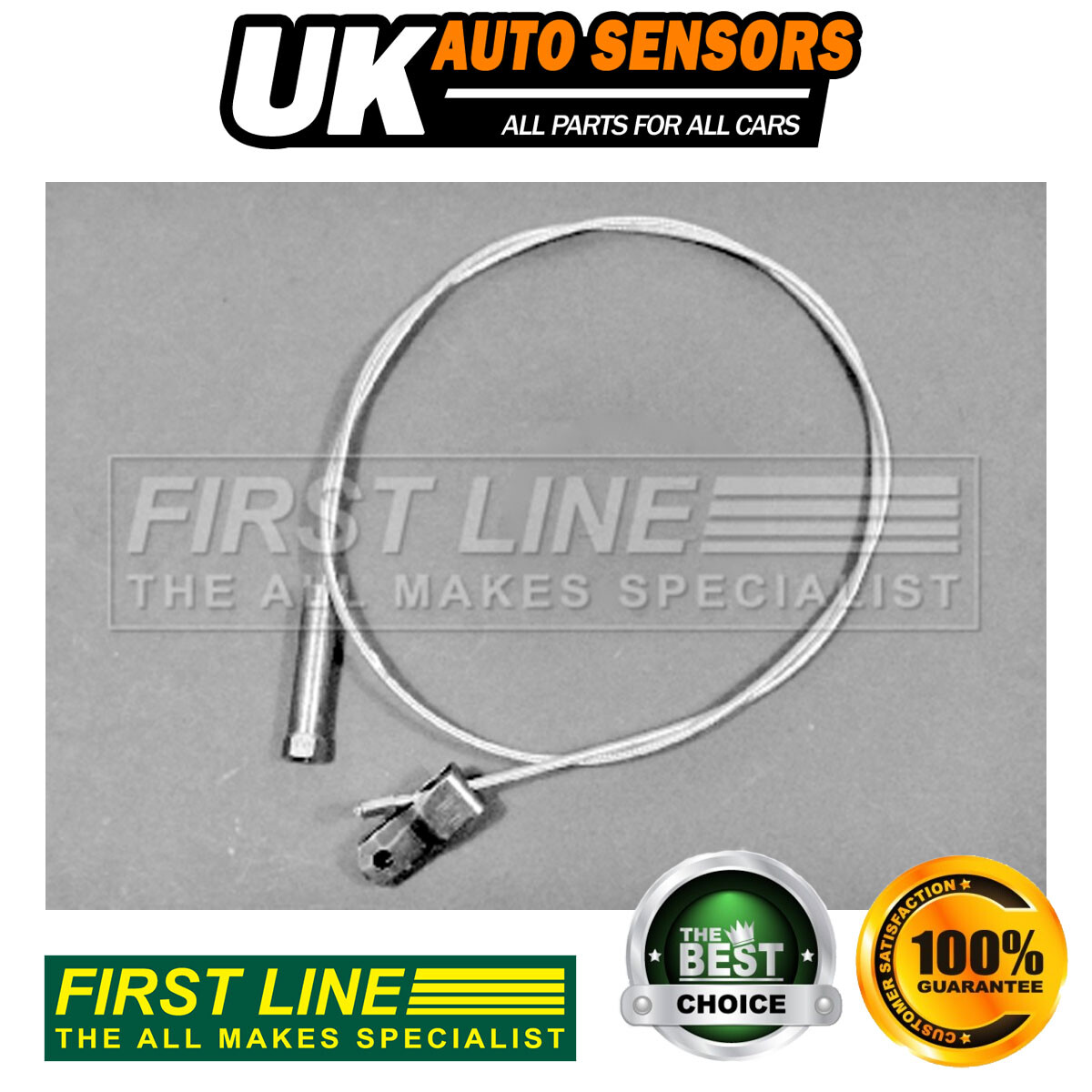 Fits Ford Fiesta 1.0 1.3 1.6 Hand Brake Cable Rear Left First Line 