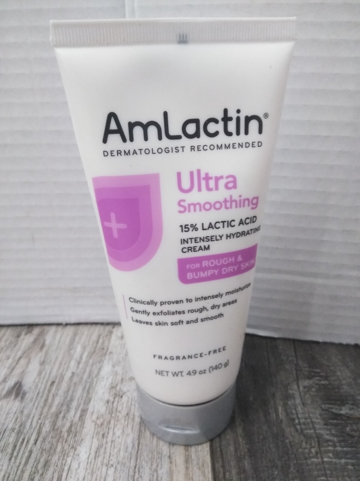 AmLactin Ultra Smoothing 15% Lactic Acid Hydrating Cream 4.9 oz for Intense Moisture