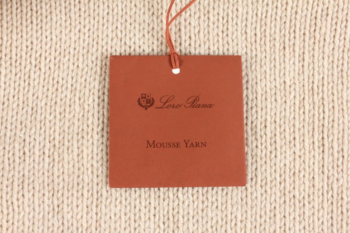 Loro Piana Baby Cashmere ½ Zip Sweater - Beige - 56 2XL Loro Piana Baby Cashmere ½ Zip Sweater - Beige - 56 2XL
