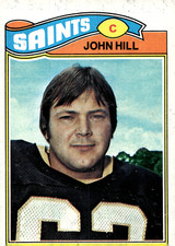 1977 Topps - #117 John Hill (RC) Saints