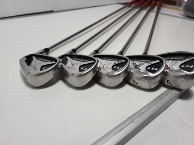Right Handed PFT Extreme Moi Irons 6/PW Nice Condition Basic Grips And Shafts. 