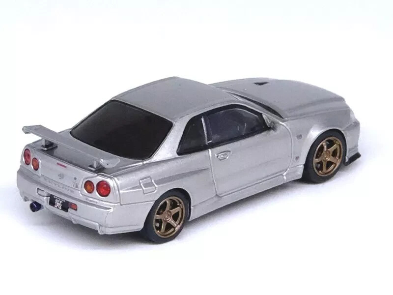 1/64 Nissan Skyline GT-R (R34) V-Spec II RHD Silver INNO Models