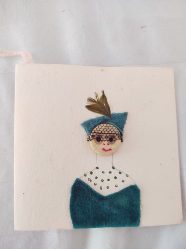 VTG 1950s Set of 12 Handmade Bridge Club Score Cards by KATHERINE PENNEBAKER - Picture 14 of 16