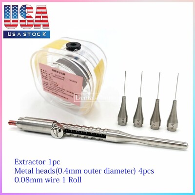 Dental Broken File Extractor Broken Needle Endo Root Canal File Removal System