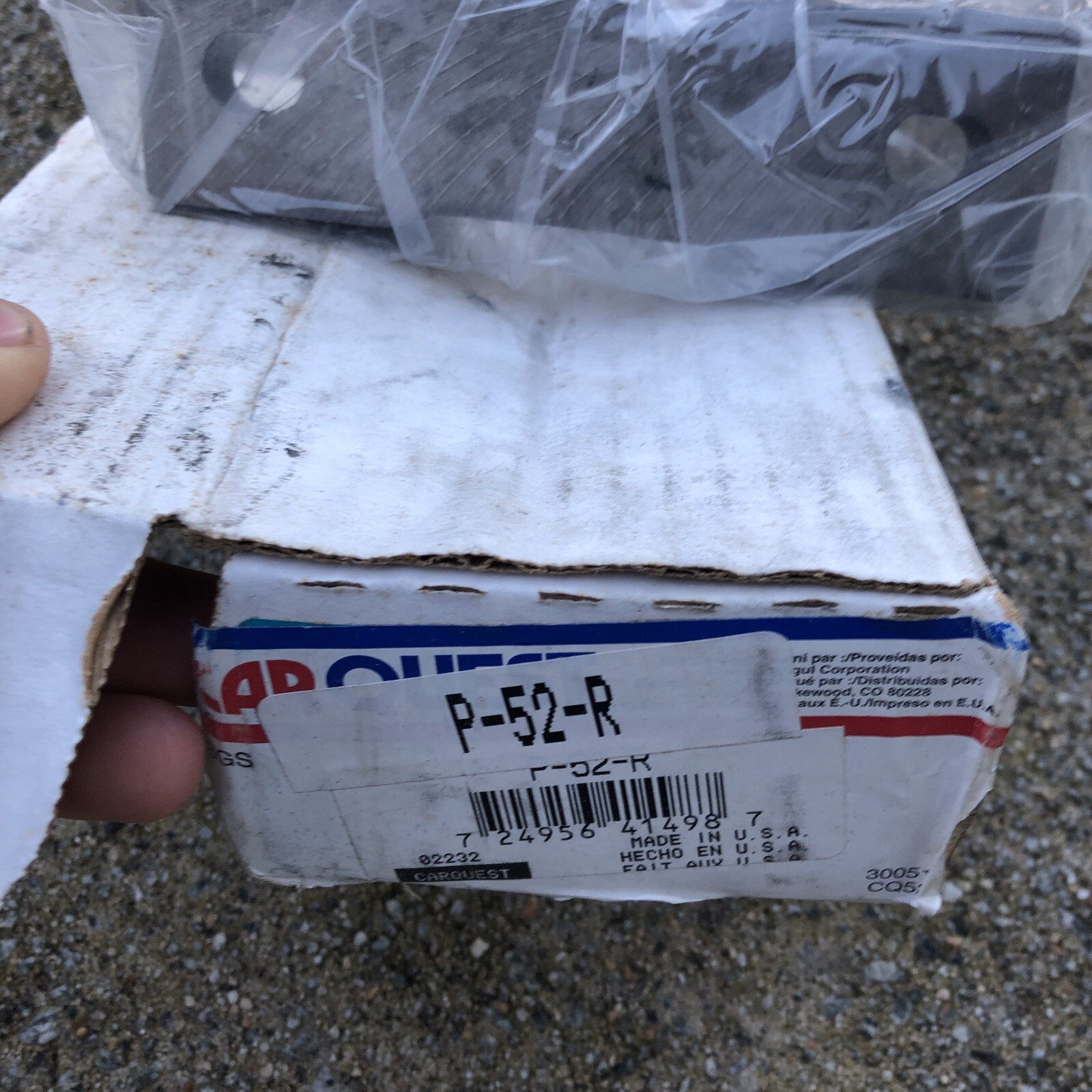 Bca P52R Cast Iron Housing In Carquest Box ! Made In Usa ! Free