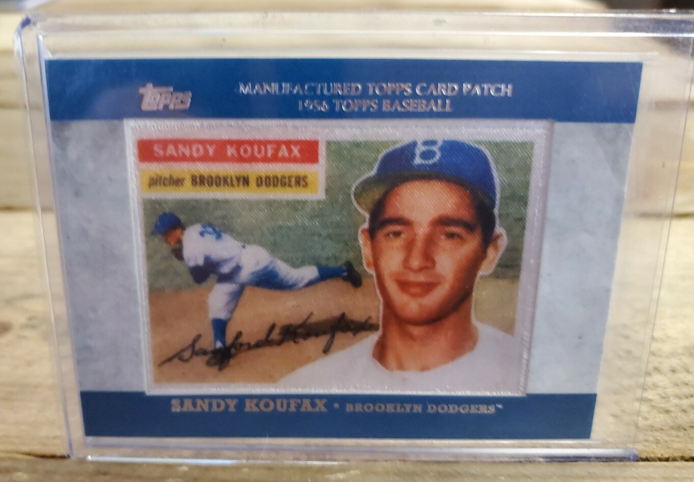 2013 Topps 1956 Sandy Koufax Commemorative Card Patch #MCP10