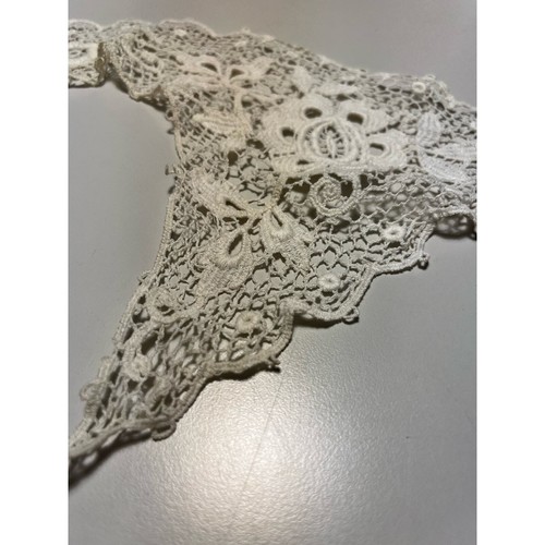 Vintage Antique Victorian Lace Collars Barouche Tatted Eyelet Lace Ruffles Trim - Picture 10 of 12