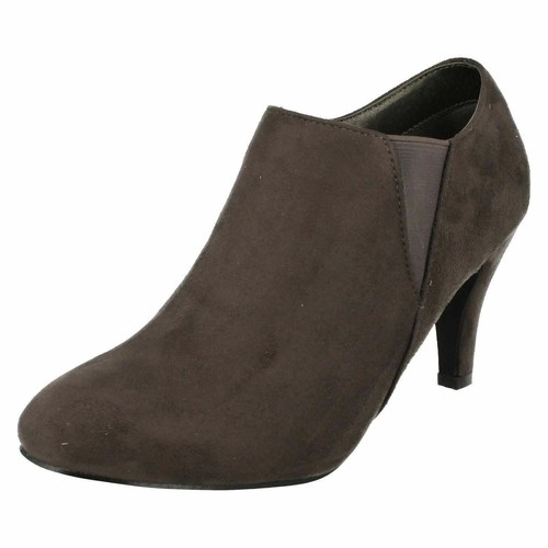 Grey Anne Michelle Low Cut Heeled Ankle 