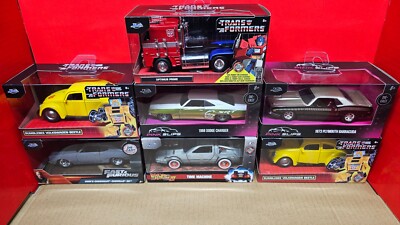 Jada 1/32 Diecast Fast and Furious; Hollywood Rides; Pink Slips