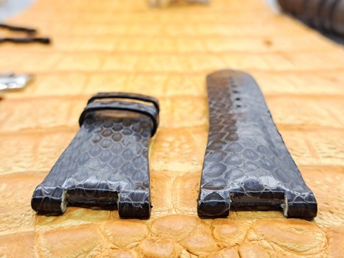 25mm/18mm Exotic leather Watch Band Minimalist Design Bespoke Military Fashion - Picture 6 of 13