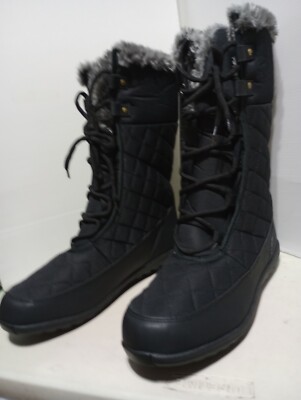 Ladies Quilted Snow Boots New by Daily Shoes Size 12 | eBay display picture 1