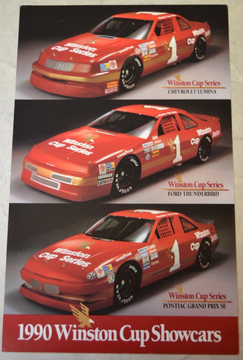 1990 WINSTON CUP LUMINA THUNDERBIRD GRAND PRIX Showcars NASCAR R J