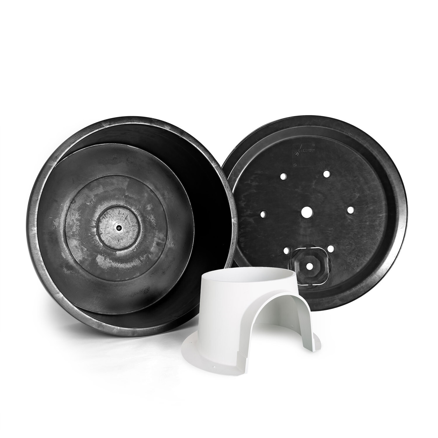 Clgarden Schwerlastbecken Set Für Springbrunnen 2T 150L Wasserbecken Gfk Deckel