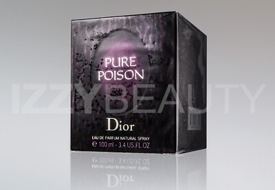 PURE POISON CHRISTIAN DIOR EAU DE PARFUM  3.4oz Vintage 2004