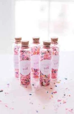 DIY Kit Mini Glass Cork Bottle Sprinkle Favors for Ice Cream Party Event Wedding