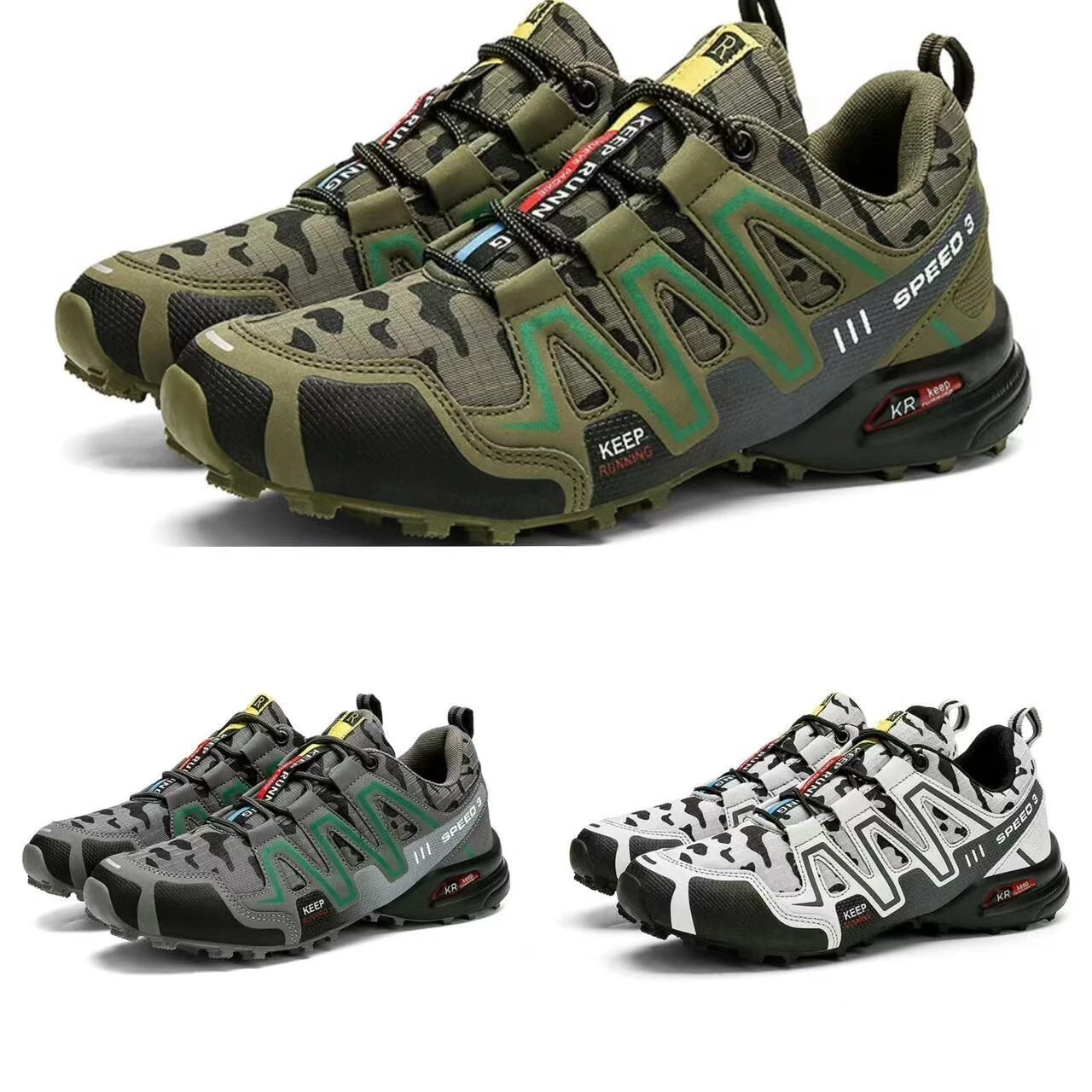 Mens Adult Hiking Shoes Outdoor Trekking Sneaker Sports Running Shoes UK