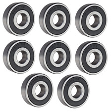  8 Pack 6302-2RS, 6302LLU, 302PP Sealed Radial Ball Bearing 15X42X13 SpinCo