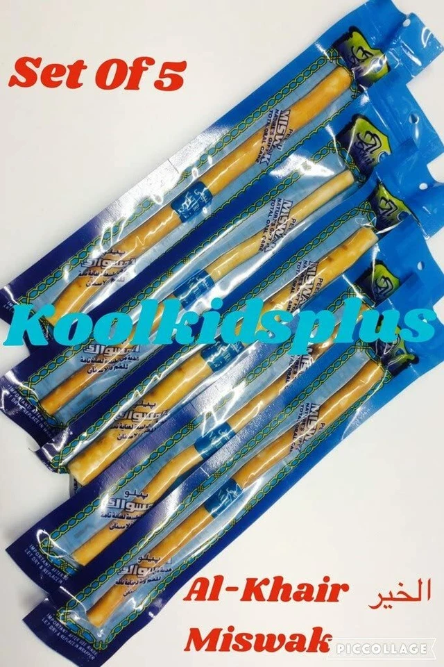 AL-KHAIR MISWAK SIWAK 8'' AL KHAIR MISWAK TRADITIONAL TOOTHBRUSH, HERBAL DENTAL SOLUTION