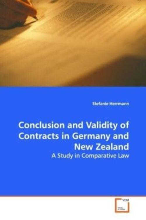 Thumbnail - Stefanie Herrmann | Conclusion And Validity Of Contracts In Germany