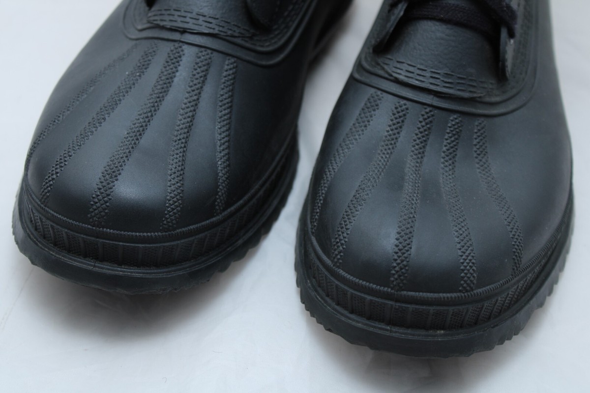SOREL KAUFMAN Rubber Boots Mens 12 Black Wool Blend  display picture 1