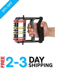 Lightweight Black Finger Exerciser with Progressive Resistance Bands for Therapy